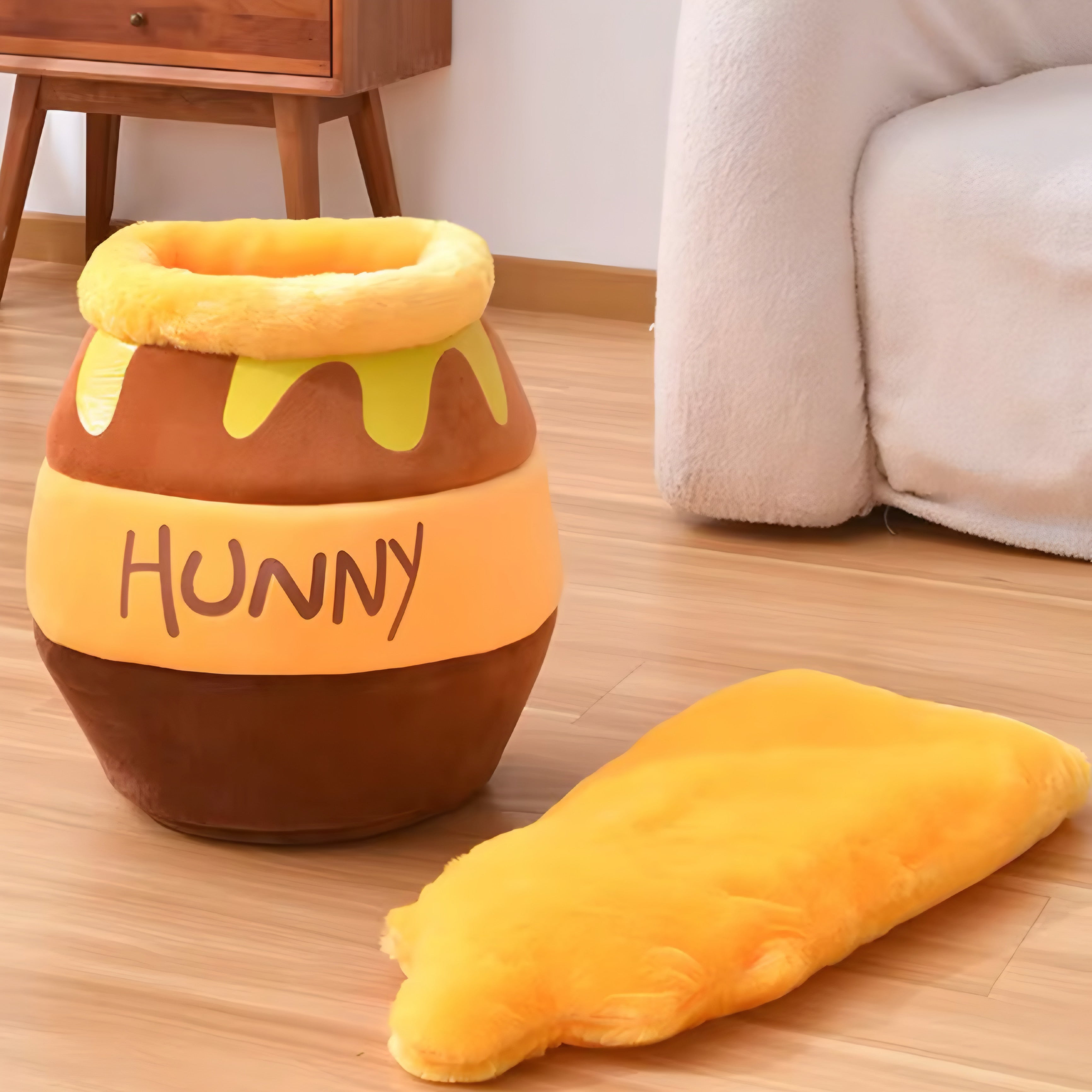 Cuccia per Gatti “Honey Jar” – Morbida, Calda e Super Cozy