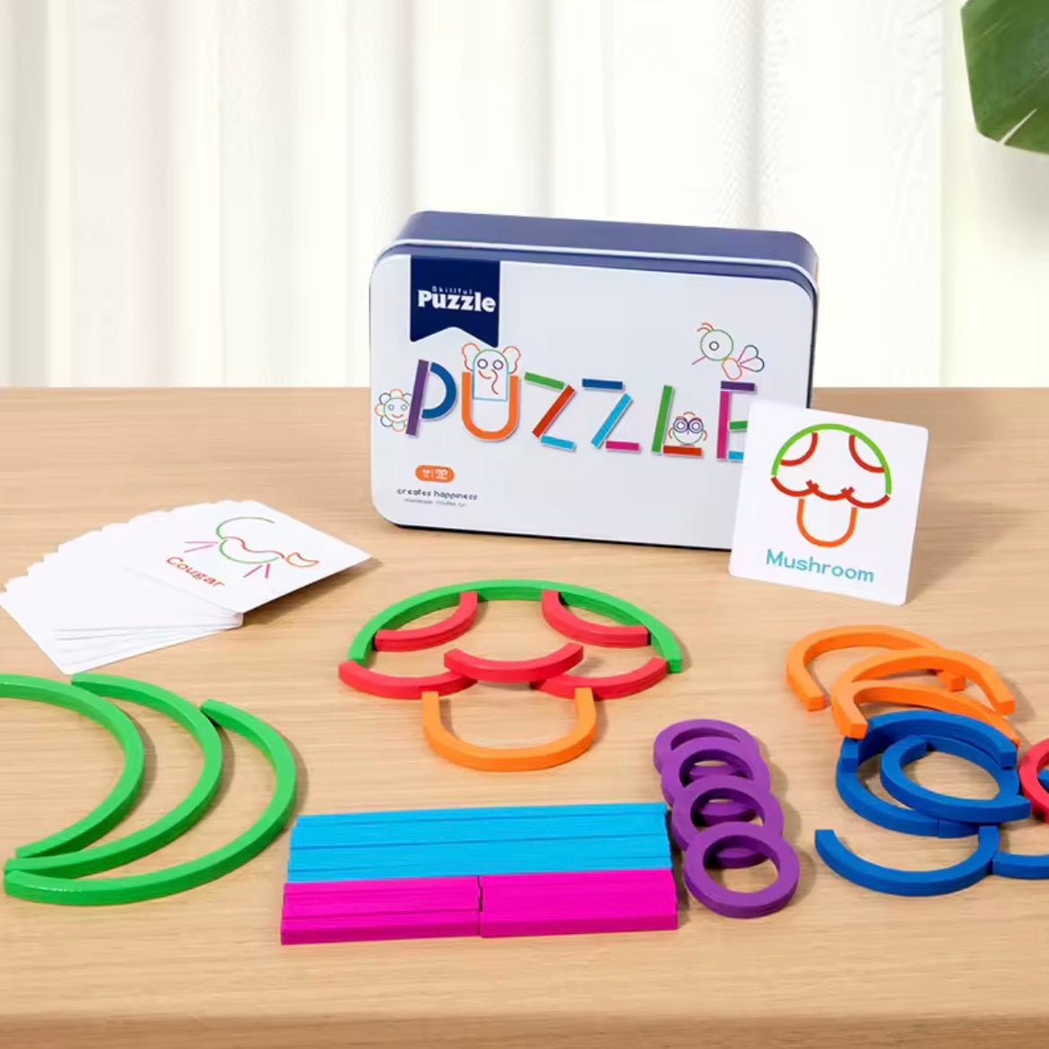 Puzzle in Legno Montessori – Gioco Educativo e Creativo