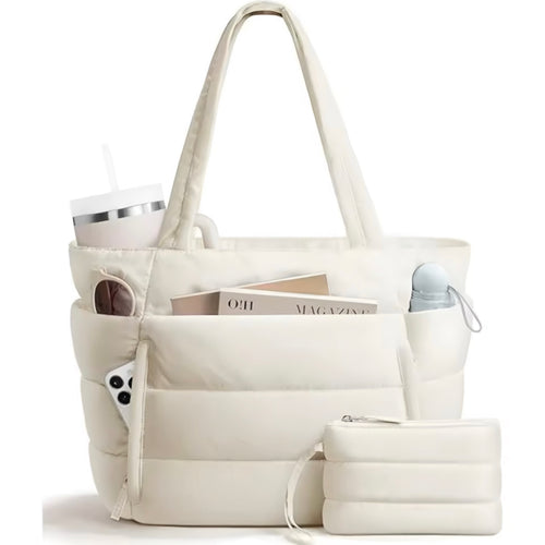 Borsa Shopper Puffer – Capiente, Leggera e Perfetta Ogni Giorno